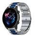 Bracelet acier Amazfit GTR 3 (Pro) (argent/bleu)
