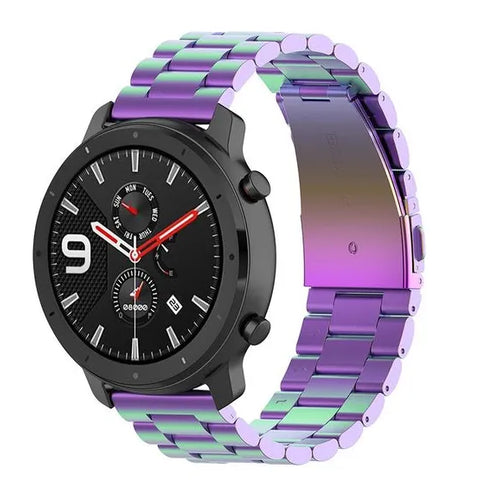 Steel Strap, on a watch, 3/4 front view