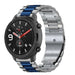 Bracelet acier Amazfit GTR (argent/bleu)