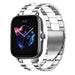 Amazfit GTS 3 Steel Strap (Silver/White)