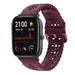 Bracelet silicone à motifs Xiaomi Amazfit GTS (bordeaux)