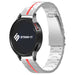 Samsung Gear S3 Steel Iron Strap (Silver/Red)