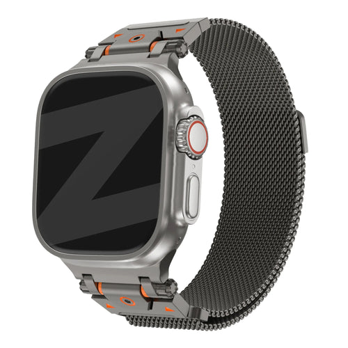 Bandz Bracelet milanais Loop rigide Apple Watch (titane gris)