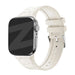 Bandz Bracelet silicone Apple Watch avec motif cuir (lumière stellaire)