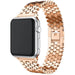 Bracelet acier poisson Apple Watch (or rose)