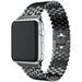 Bracelet acier poisson Apple Watch (noir)