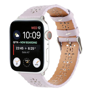 apple-watch-leren-band-patroon-lichtpaars