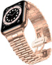 Bracelet acier présidentiel Apple Watch Ultra (or rose)