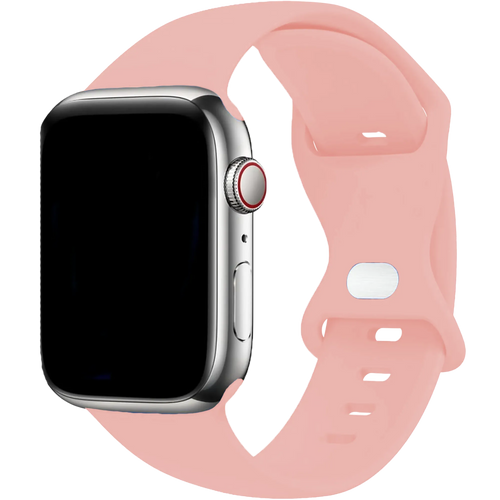 Bracelet Apple Watch silicone (rose clair)