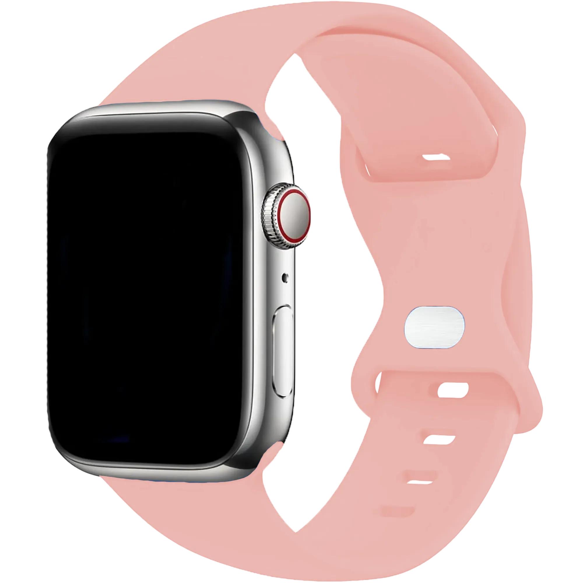 Apple Watch Silicone Strap Classic (Light Pink)