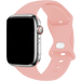 Bracelet Apple Watch silicone (rose clair)