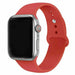 Bracelet silicone Apple Watch (rouge)