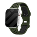 Bracelet Apple Watch sport (vert olive/noir)