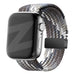 Bandz Bracelet tressé boucle en P Apple Watch Ultra (noir mandala)