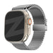 Bandz Bracelet Milanais Loop avec P-buckle Apple Watch (argent)