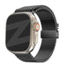Bandz Bracelet milanais boucle en P Apple Watch Ultra (noir)