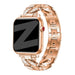 Bandz Bracelet chain diamond Apple Watch (or rose)