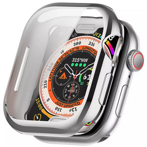 Coque TPU Apple Watch 10 & 11 (argenté)