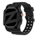 Bandz Bracelet TPU avec coque Apple Watch Ultra (noir avec noir)