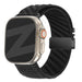 Bandz Bracelet nylon ondulé boucle en P Apple Watch Ultra (noir)