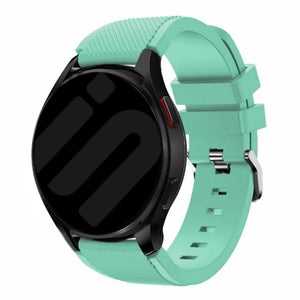 Withings ScanWatch Nova Twill Silicone Strap (Aqua)