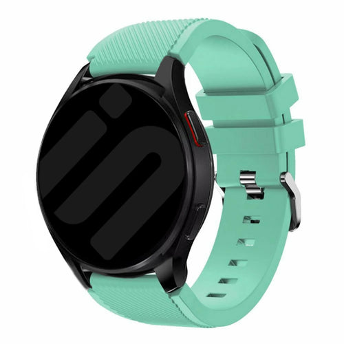Bracelet silicone sergé Amazfit Bip 5 (aqua)