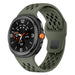 Bracelet air silicone Samsung Galaxy Watch 9 - 40mm (vert militaire)
