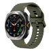 Samsung Galaxy Watch Ultra 2 Wave Silicone Strap (Army Green)
