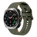 Bracelet silicone ondulé Samsung Galaxy Watch Ultra 2 (vert militaire)