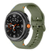 Bracelet silicone Samsung Galaxy Watch 9 - 44mm (vert militaire)