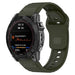 Bracelet silicone outdoor Garmin Instinct 3 - 45mm (vert armée)