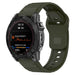 Garmin Forerunner 970 Outdoor Silicone Strap (Army Green)