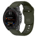 Bracelet silicone Outdoor Amazfit T-Rex Ultra 2 (vert militaire)