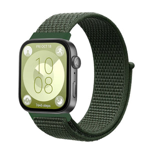 Bracelet nylon Huawei Watch 3 (Pro) (vert foncé)