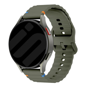 Bracelet silicone ondulé CMF Watch Pro 3 (vert militaire)