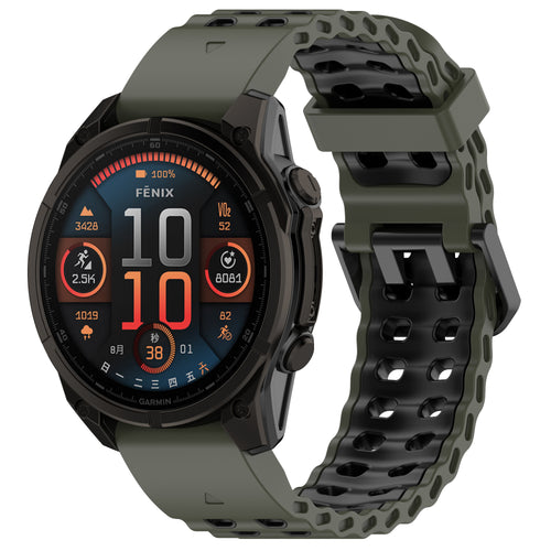 Amazfit T-Rex Ultra 2 Wave Sport Strap (Army Green/Black)