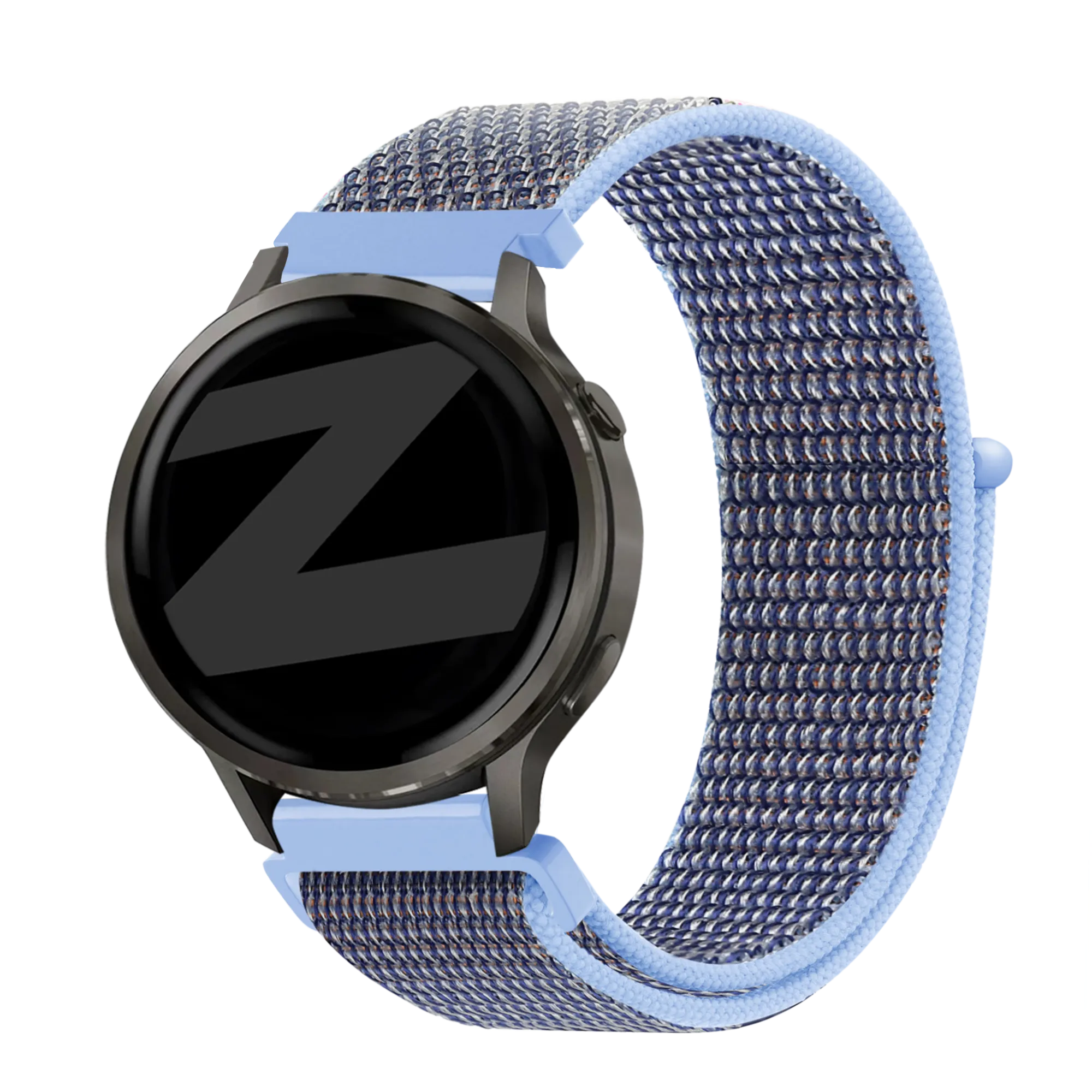 Bandz Bracelet nylon à boucle Garmin Forerunner 170 (bleu azur)
