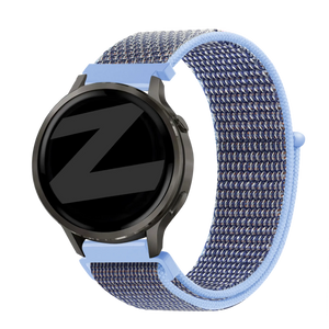 Bandz Bracelet nylon à boucle Garmin Approach J1 (bleu azur)
