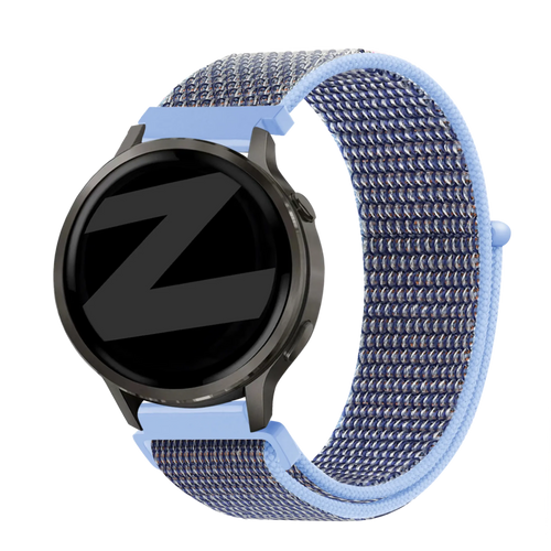Bandz Bracelet nylon à boucle Garmin Approach J1 (bleu azur)