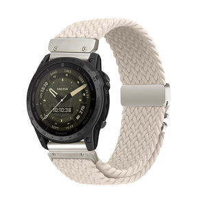 Garmin Fenix 9 - 43mm Braided Strap P-Buckle (Beige)