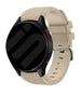Bracelet silicone Samsung Galaxy Watch FE (beige)