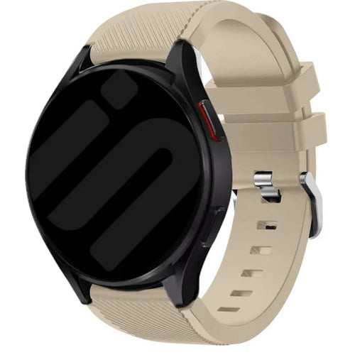 Bracelet silicone sergé Coros Apex 46mm (beige)