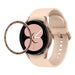 Samsung Galaxy Watch 4 40mm lunette temps (or cerise)