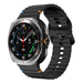 Bracelet silicone ondulé Samsung Galaxy Watch Ultra 2 (noir)