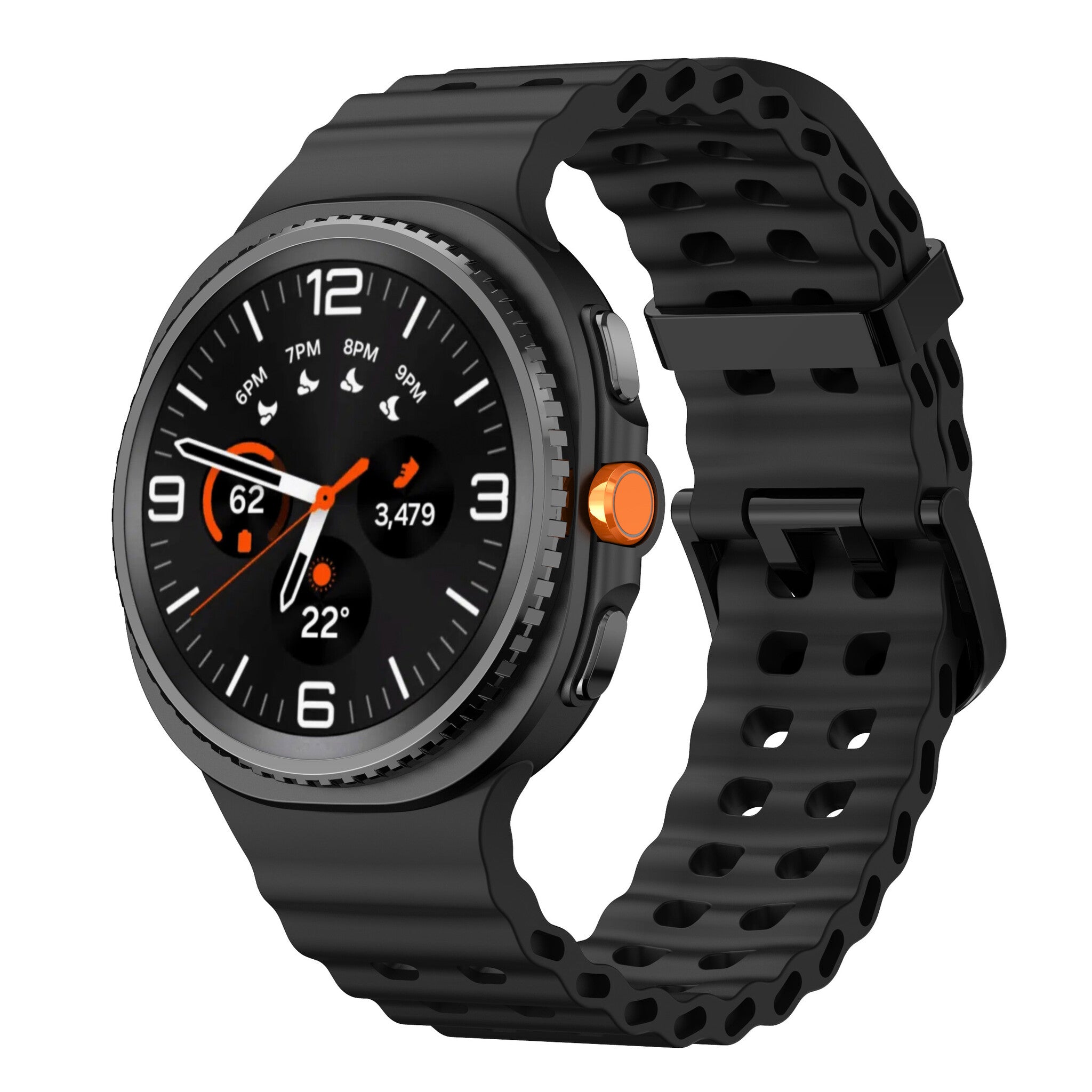 Bracelet Ocean Samsung Galaxy Watch 8 Classic (noir)