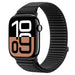 Bracelet nylon ondulé Apple Watch Ultra (noir)