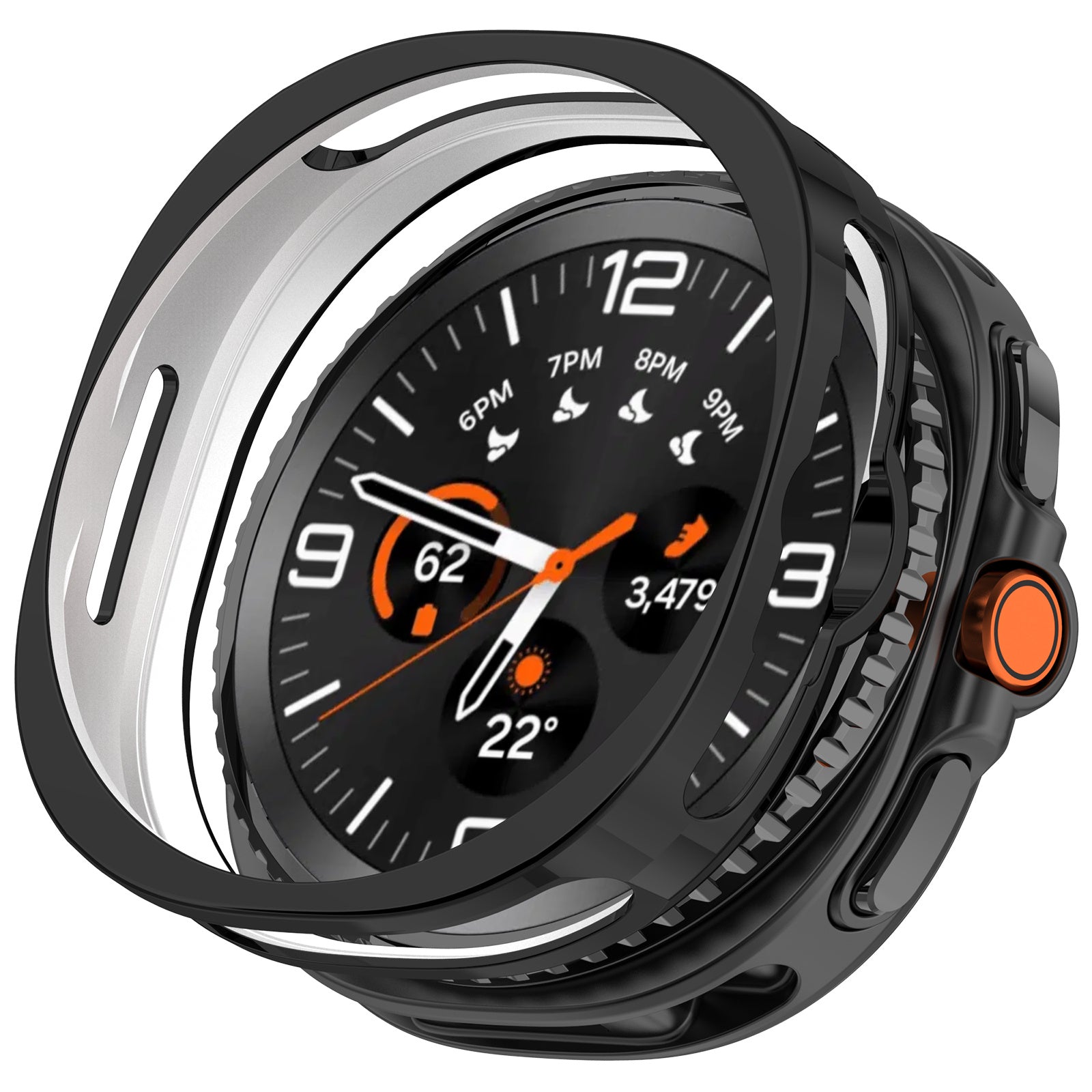 Funda TPU Samsung Galaxy Watch 8 Classic (noir)