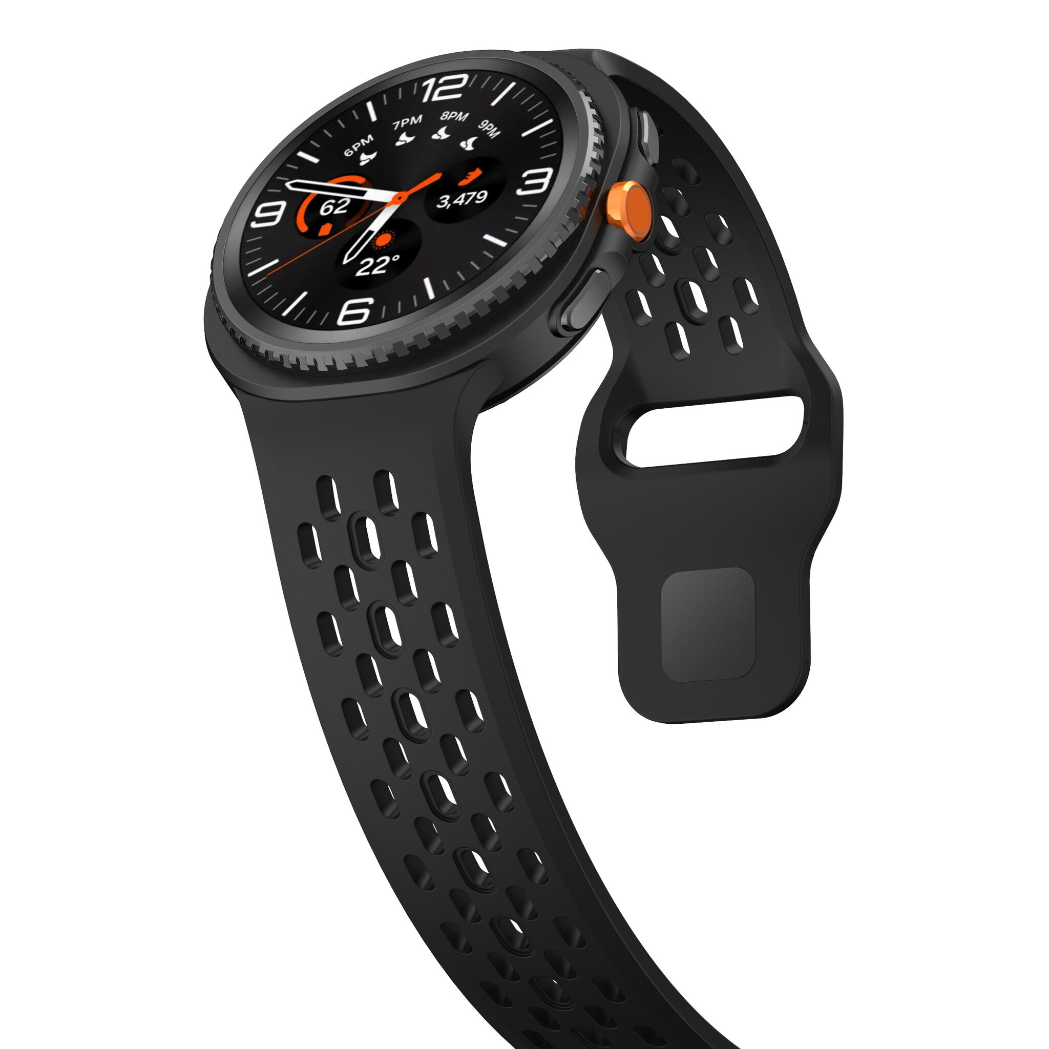 Samsung Galaxy Watch 9 - 40mm Silicone Air Strap (Black)