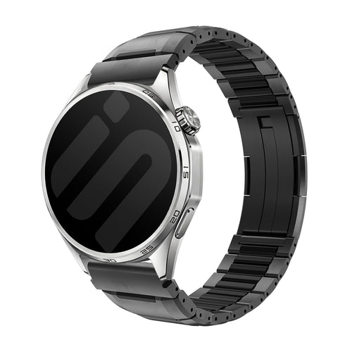 Coros Pace 3 'One Push' Steel Hybrid Strap (Black)