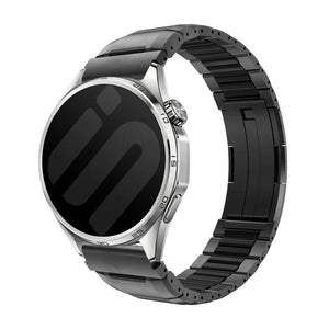 Gard Pro Health Smartwatch 3 - 48mm 'One Push' Steel Hybrid Strap (Black)